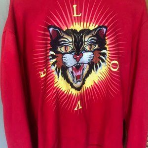 Men's XL Tiger Love Gucci Hoody